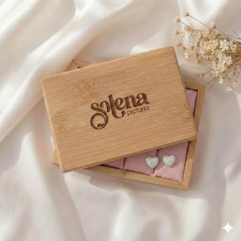 Brinco Coração Zircônia M Folheado — foto 1